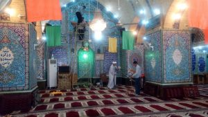 برنامه غبارروبی مسجد ویژه ماه رمضان